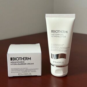 Biotherm Hydra Barrier Cream and Recovery body milk Lotion Set